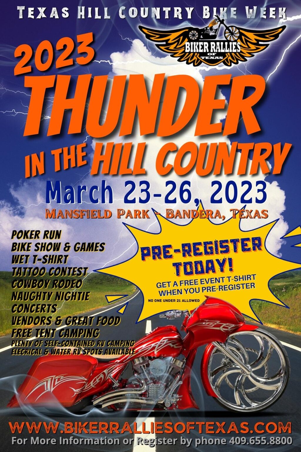 Thunder in the Hill Country 2023 Biker Rallies of Texas